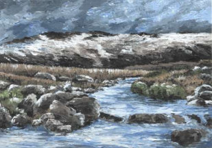 Acrylic on paper, 330x234mm, £175